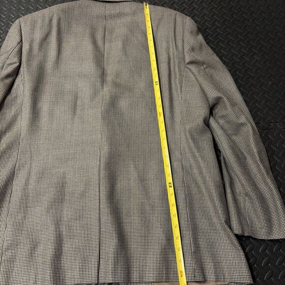 Vtg Ralph Lauren Sport Dillard’s Coat Blazer Brown Tweed Mens 48L Silk Wool Blnd - Picture 15 of 15